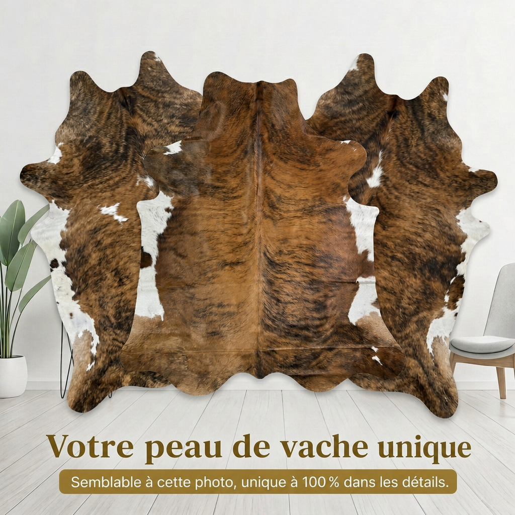 Peau de vache Normande brune - image 6