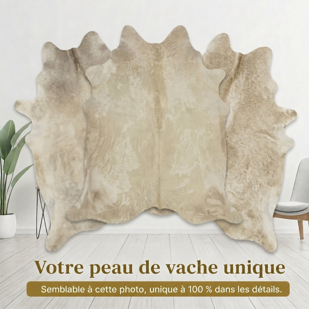 Peau de vache Champagne Taupe - image 6