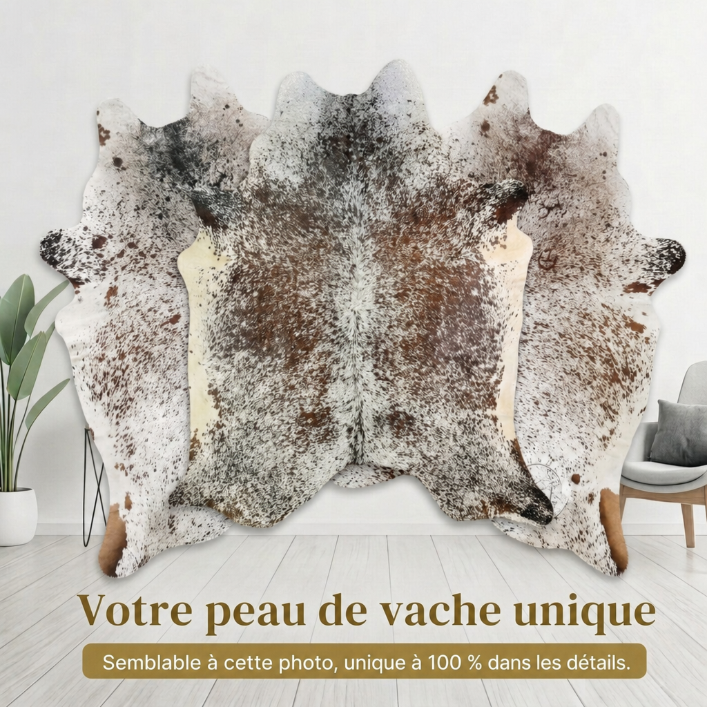 Peau de vache Poivre et sel Tricolore - image 6