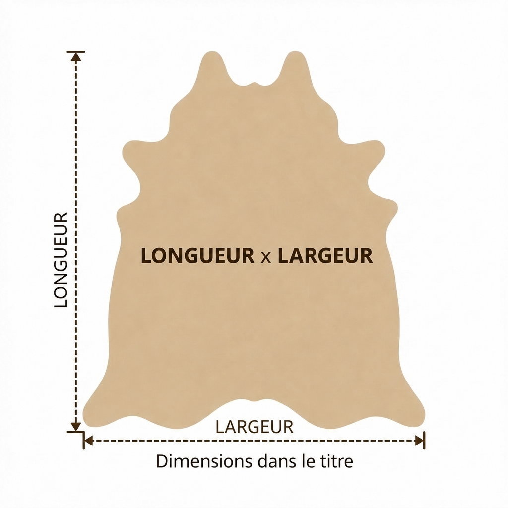 Comment mesurons-nous une peau de vache ?