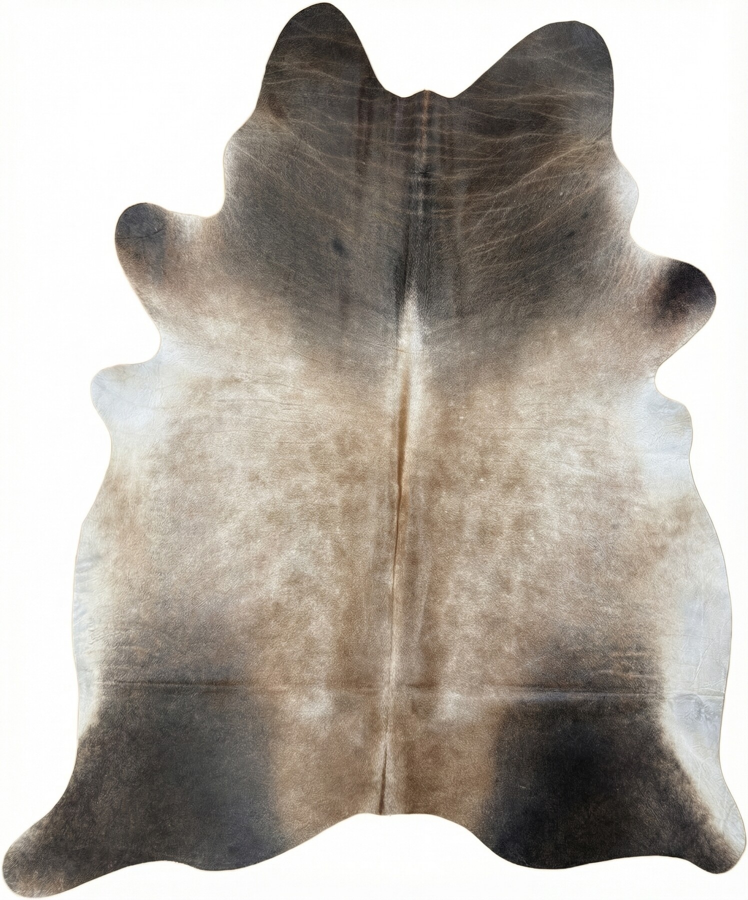 Tapis en peau de vache 219x182 cm - vue de dessus