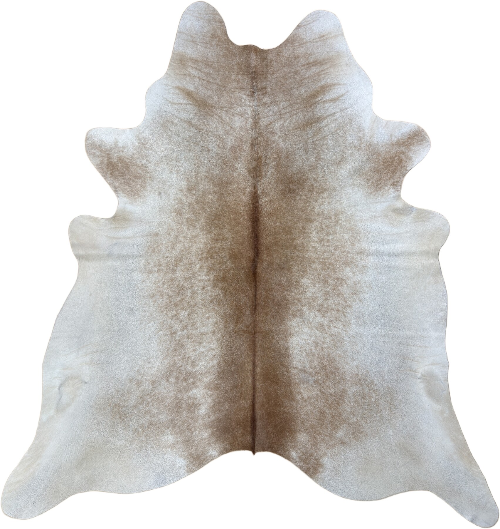 Tapis en peau de vache 220x208 cm - vue de dessus