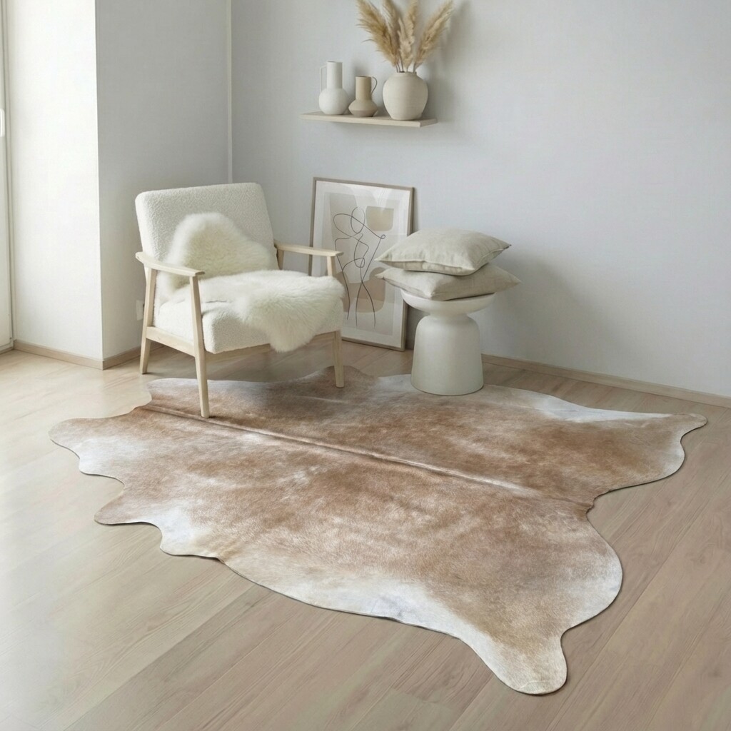 Tapis en peau de vache 215x205 cm - image 1
