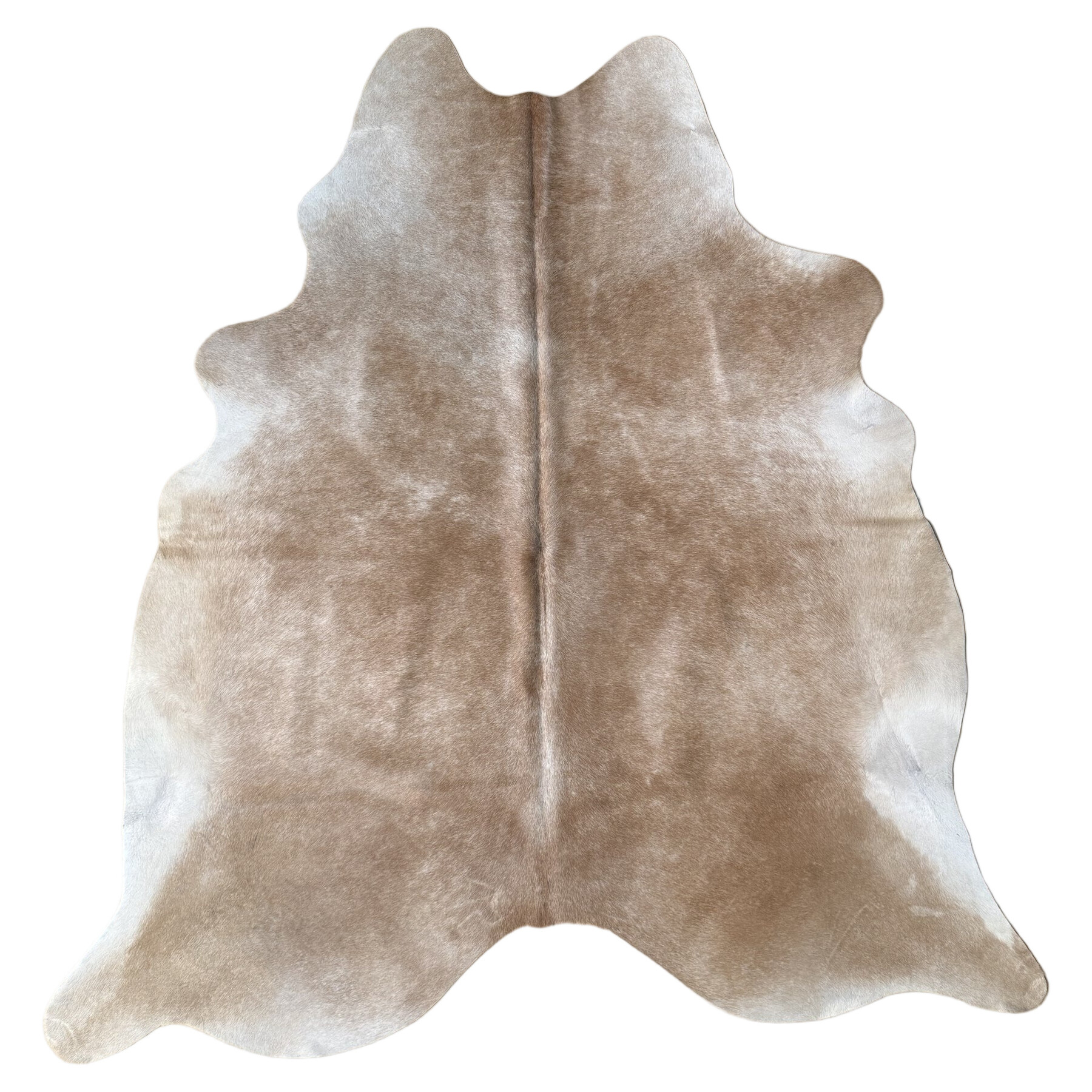 Tapis en peau de vache 215x205 cm - vue de dessus
