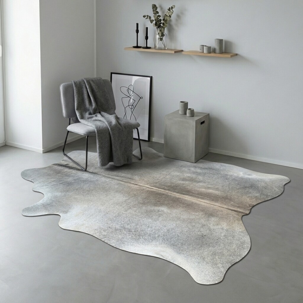 Tapis en peau de vache 215x180 cm - image 1