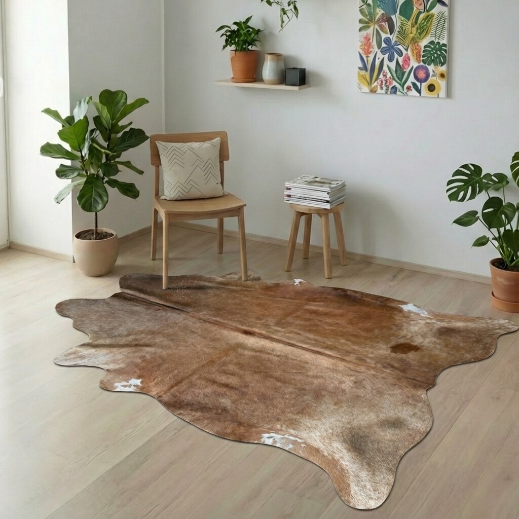 Tapis en peau de vache 225x195 cm - image 1