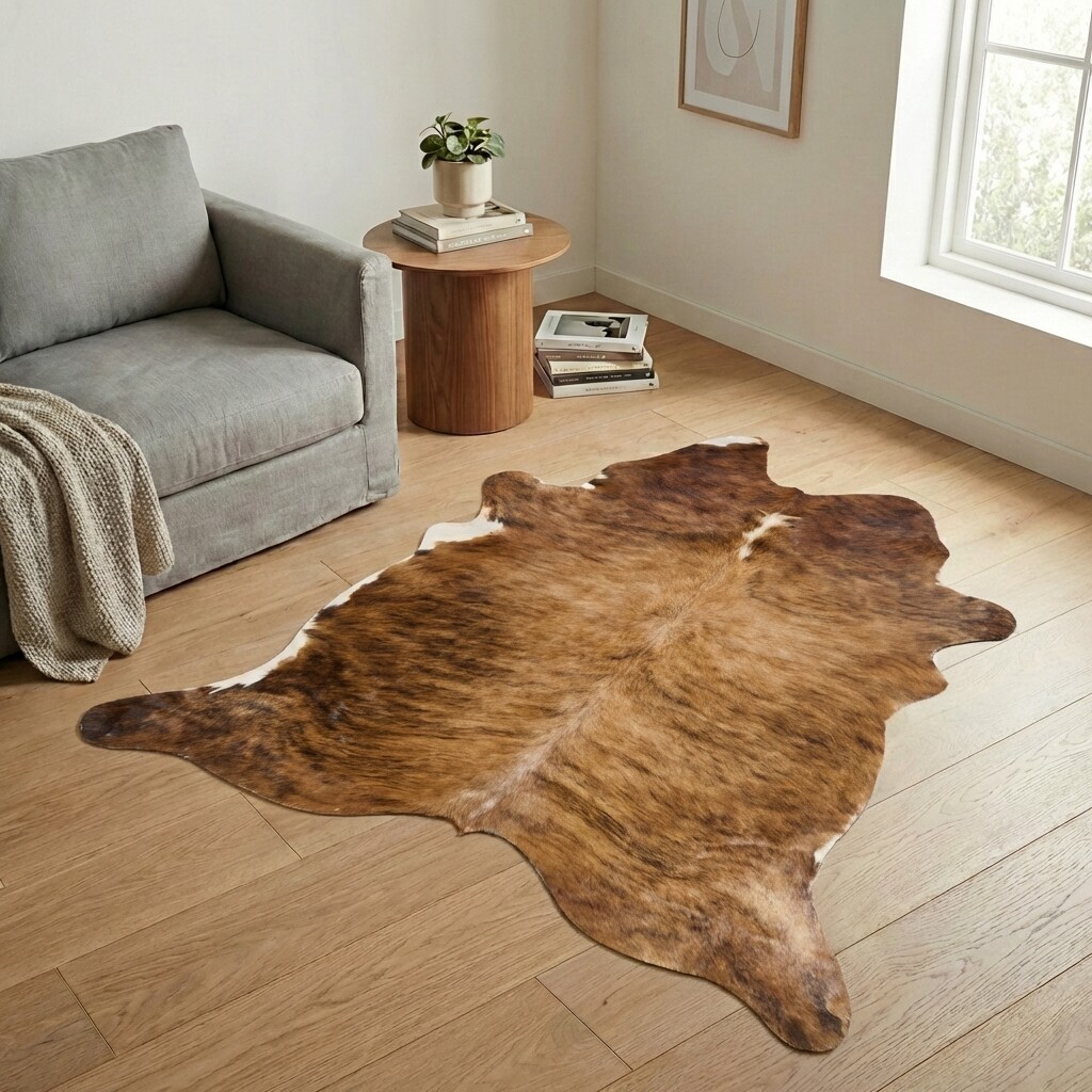Tapis en peau de vache 220x180 cm - image 1