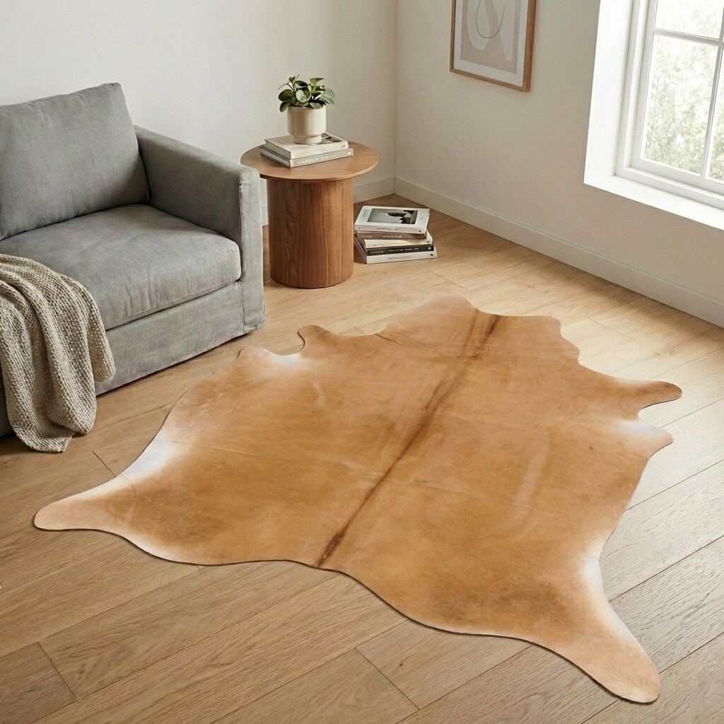 Tapis en peau de vache 205x180 cm - image 1
