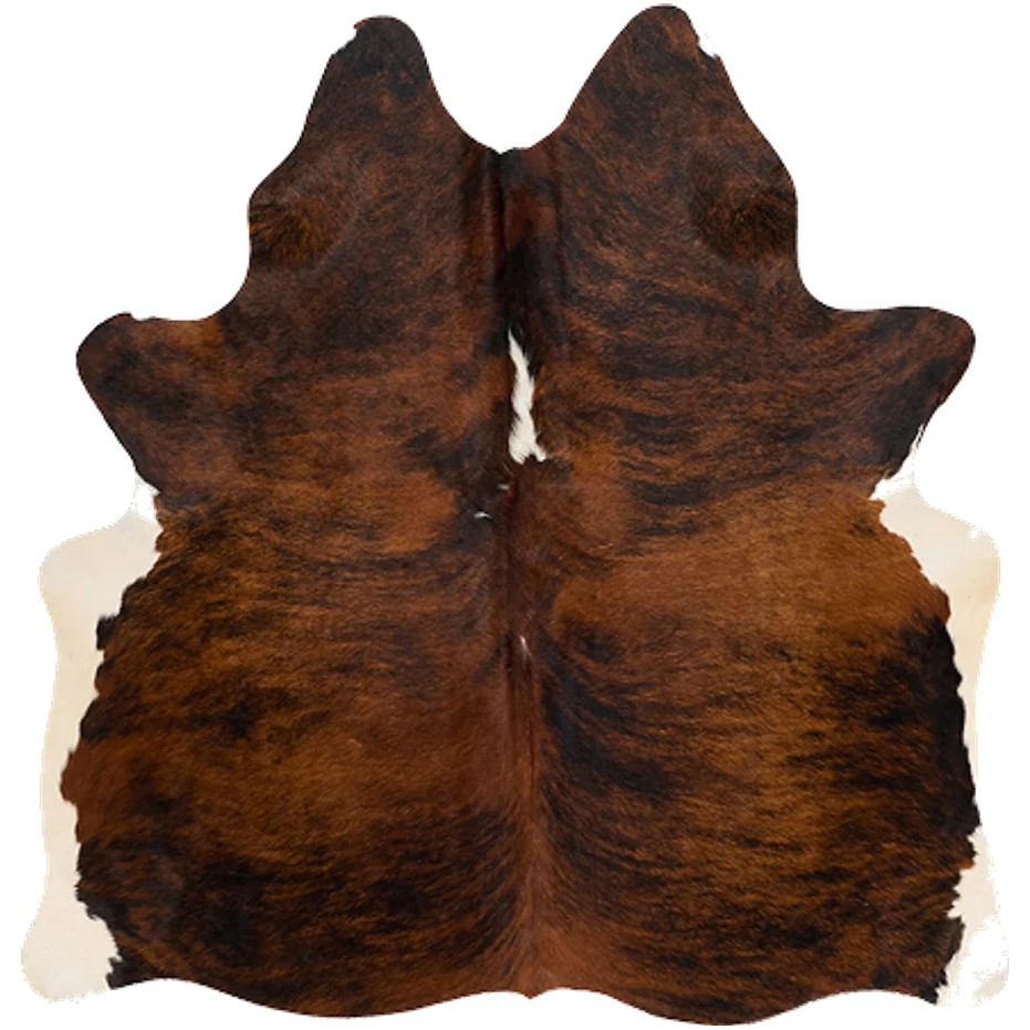 Tapis en peau de vache 186x180 cm - photo d'intérieur