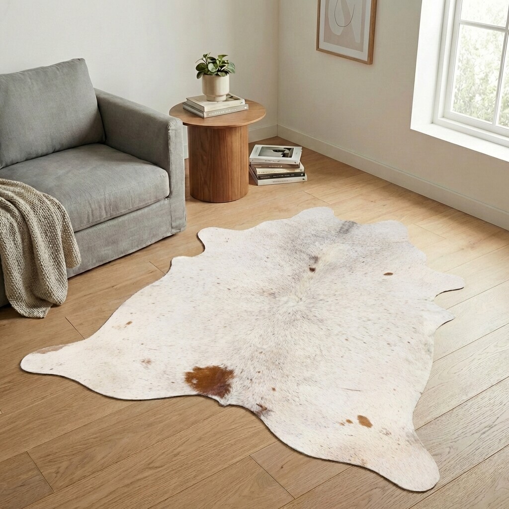 Tapis en peau de vache 222x175 cm - image 1