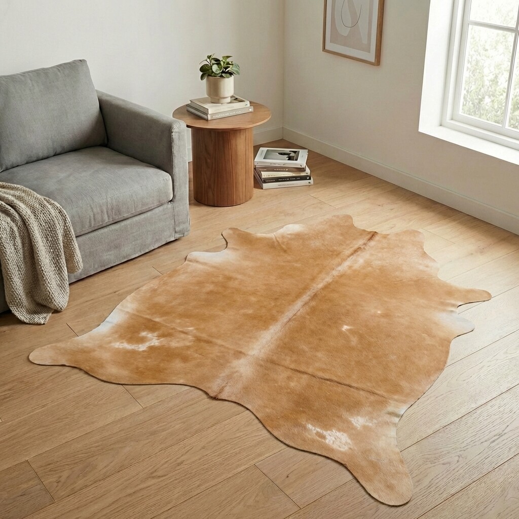 Tapis en peau de vache 209x164 cm - image 1