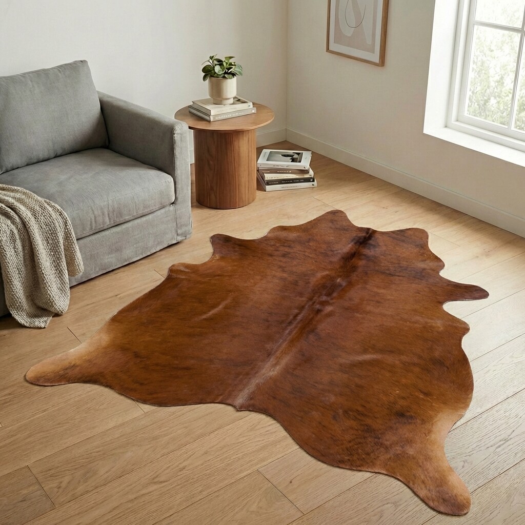 Tapis en peau de vache 215x186 cm - image 1