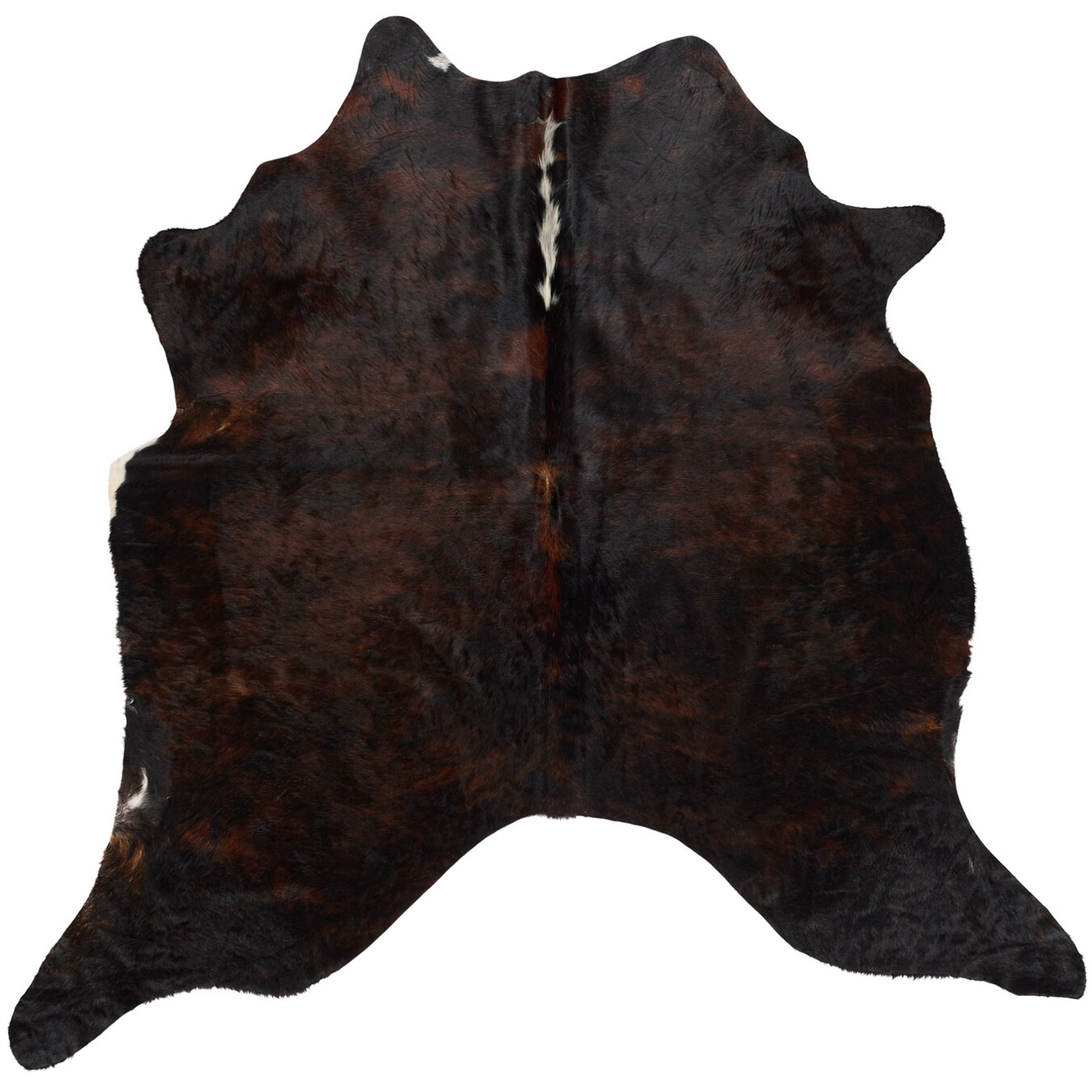 Tapis en peau de vache 206x202 cm - vue de dessus