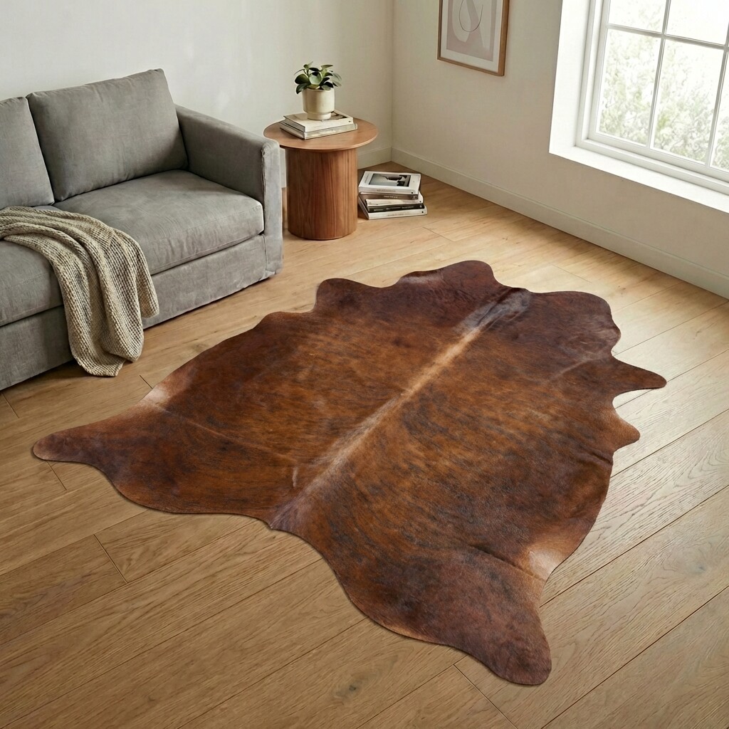 Tapis en peau de vache 249x211 cm - image 1
