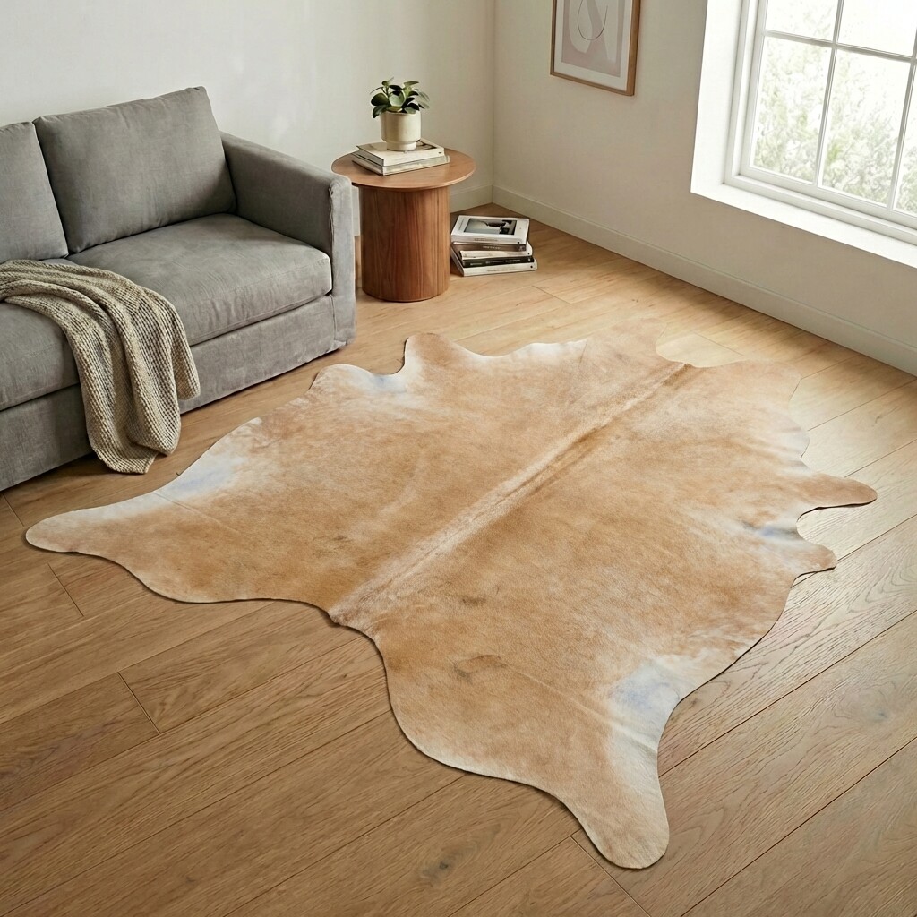 Tapis en peau de vache 249x233 cm - image 1