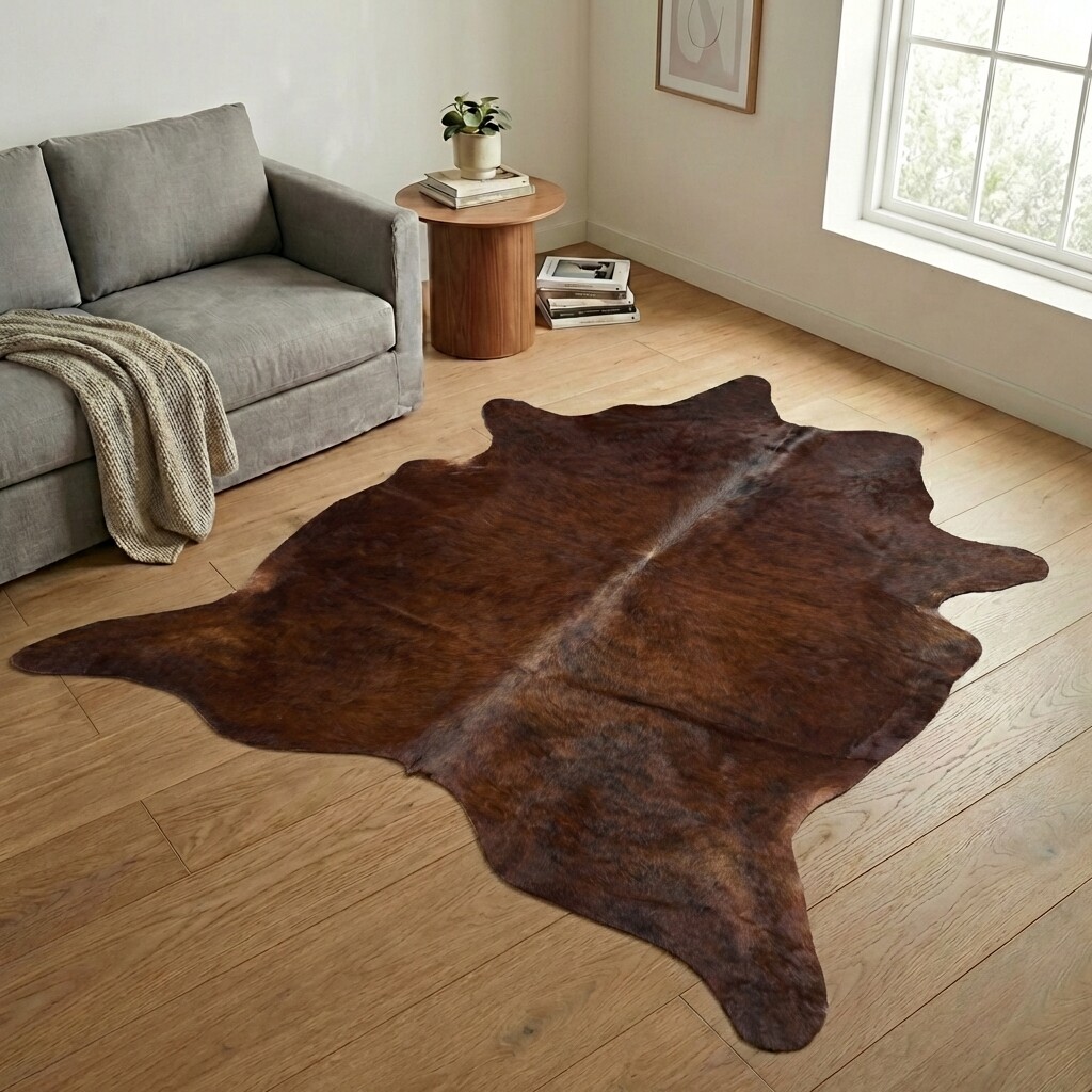Tapis en peau de vache 252x229 cm - image 1
