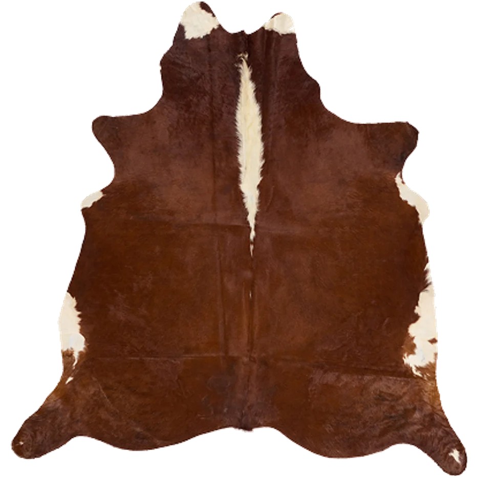 Tapis en peau de vache 247x238 cm - photo d'intérieur
