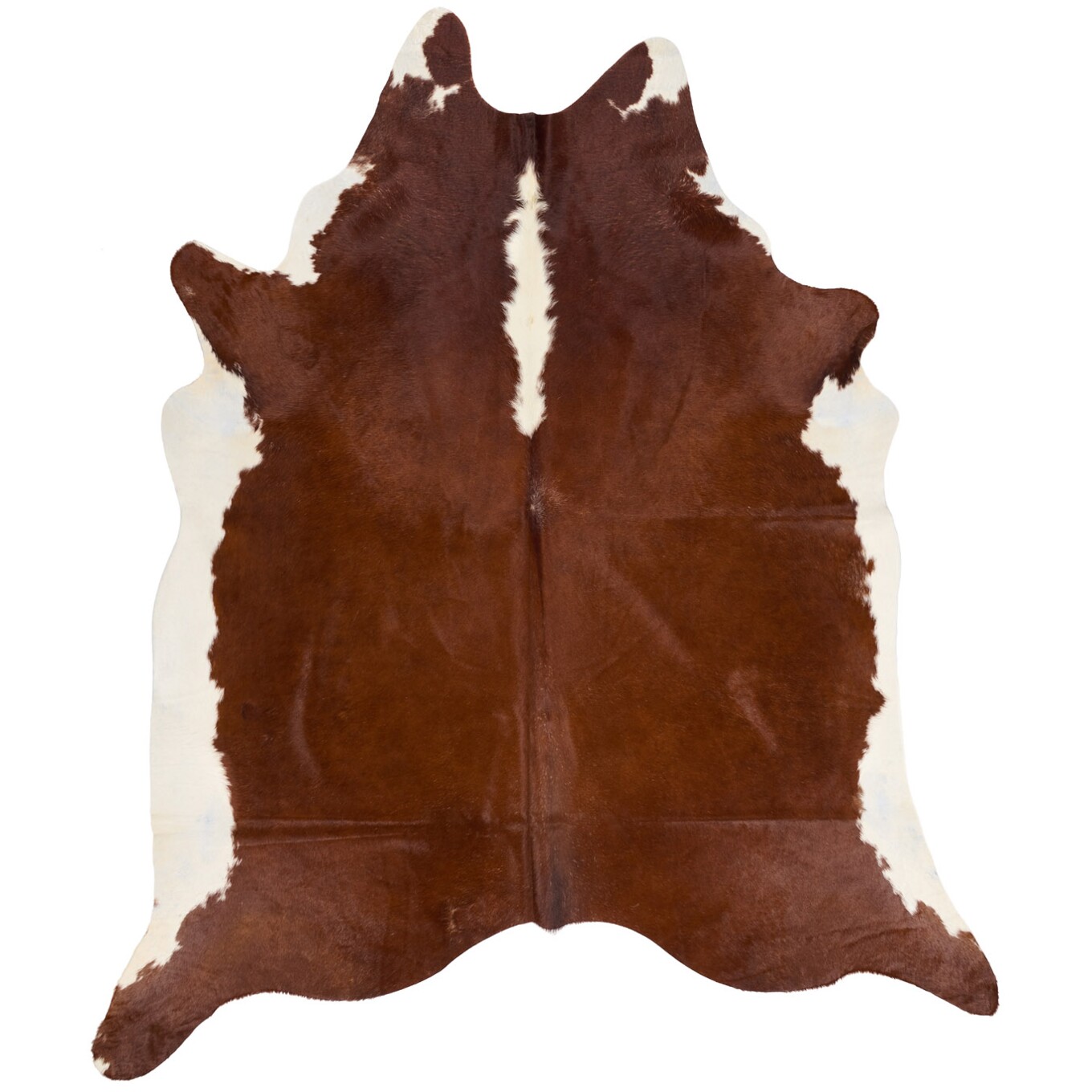Tapis en peau de vache 260x221 cm - vue de dessus