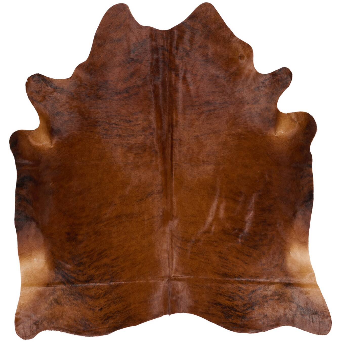Tapis en peau de vache 222x213 cm - vue de dessus