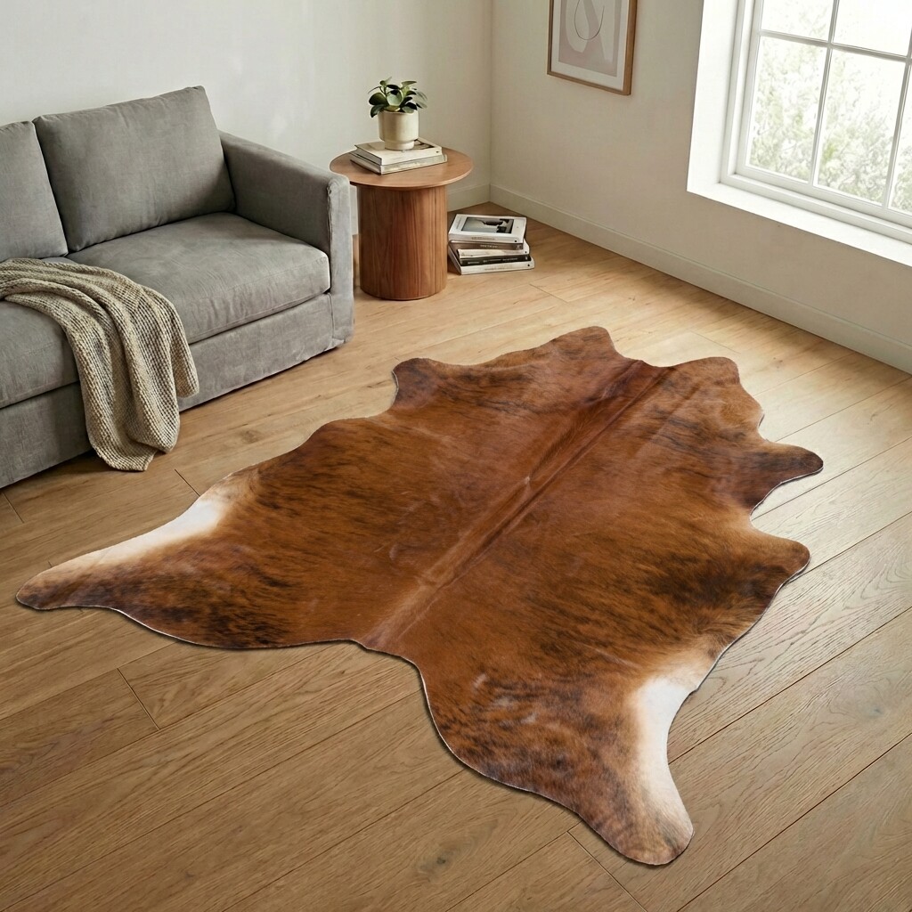 Tapis en peau de vache 249x241 cm - image 1