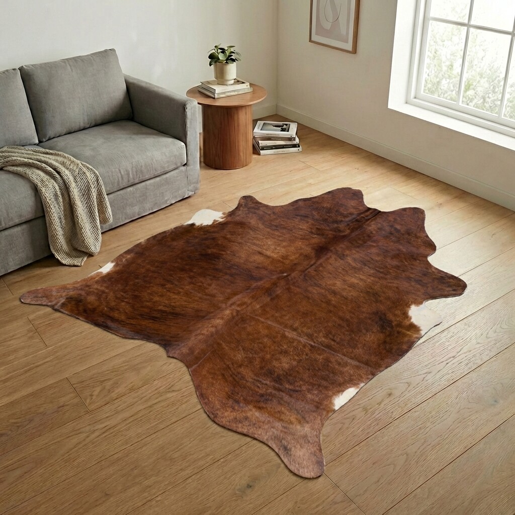 Tapis en peau de vache 247x208 cm - image 1