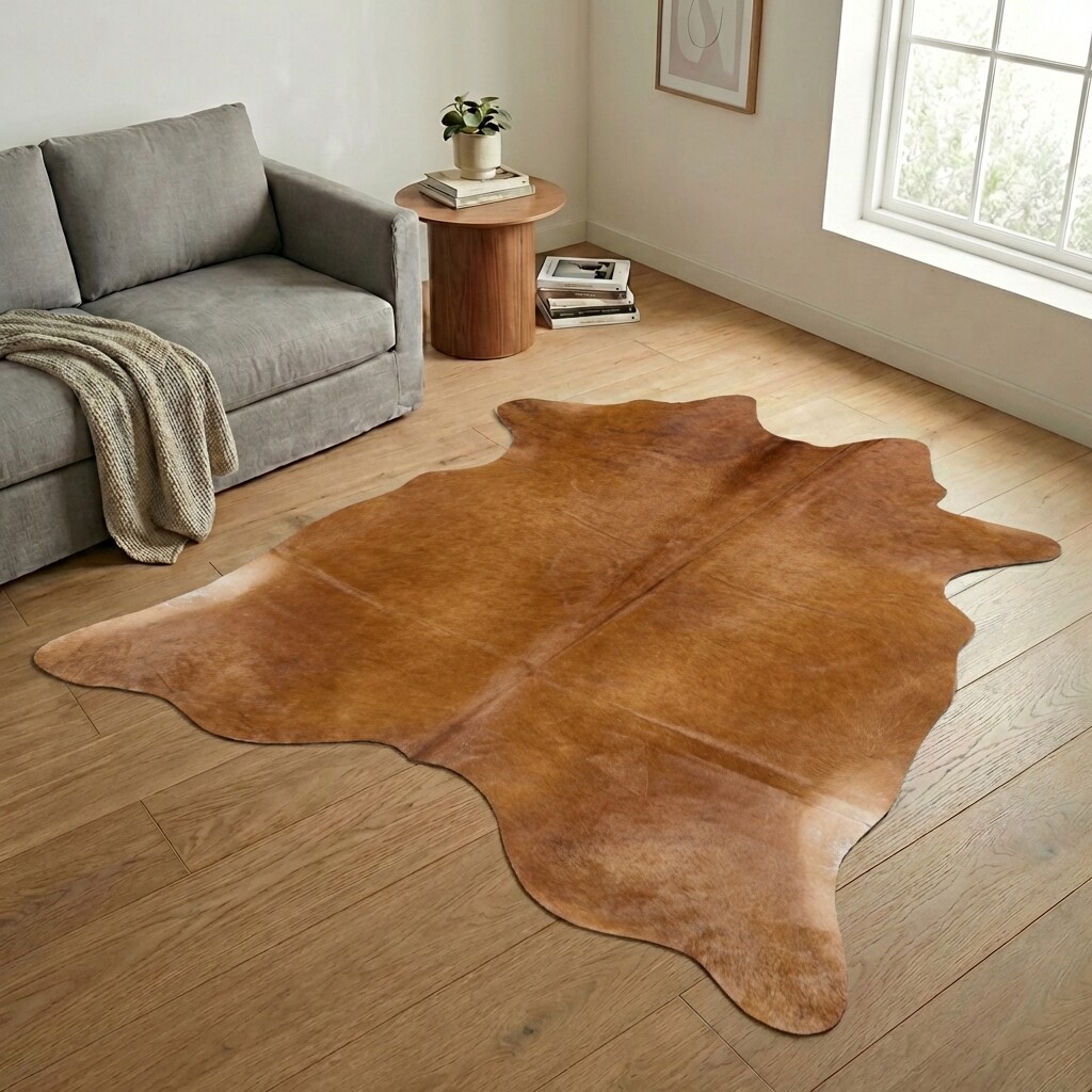 Tapis en peau de vache 234x229 cm - image 1