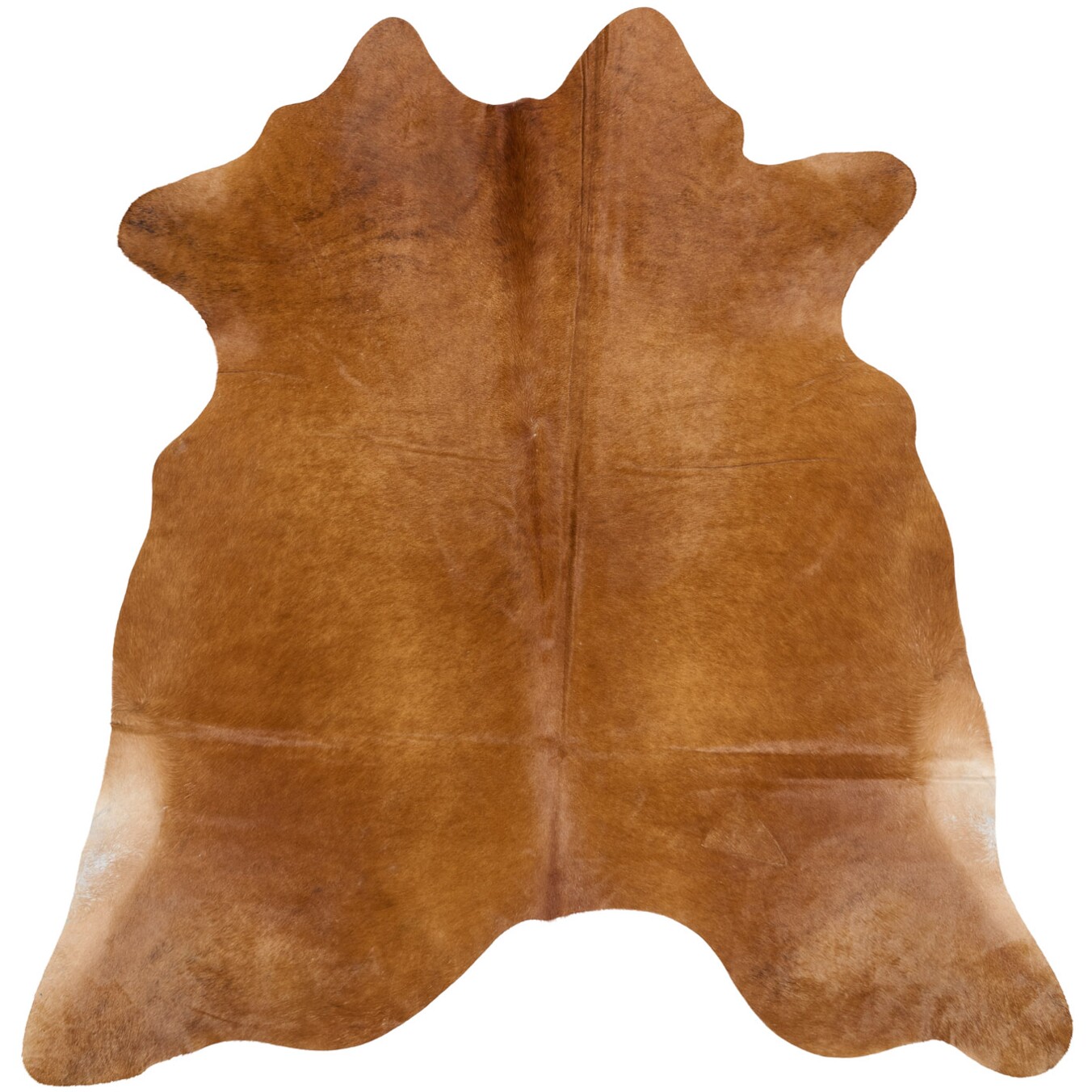 Tapis en peau de vache 234x229 cm - vue de dessus