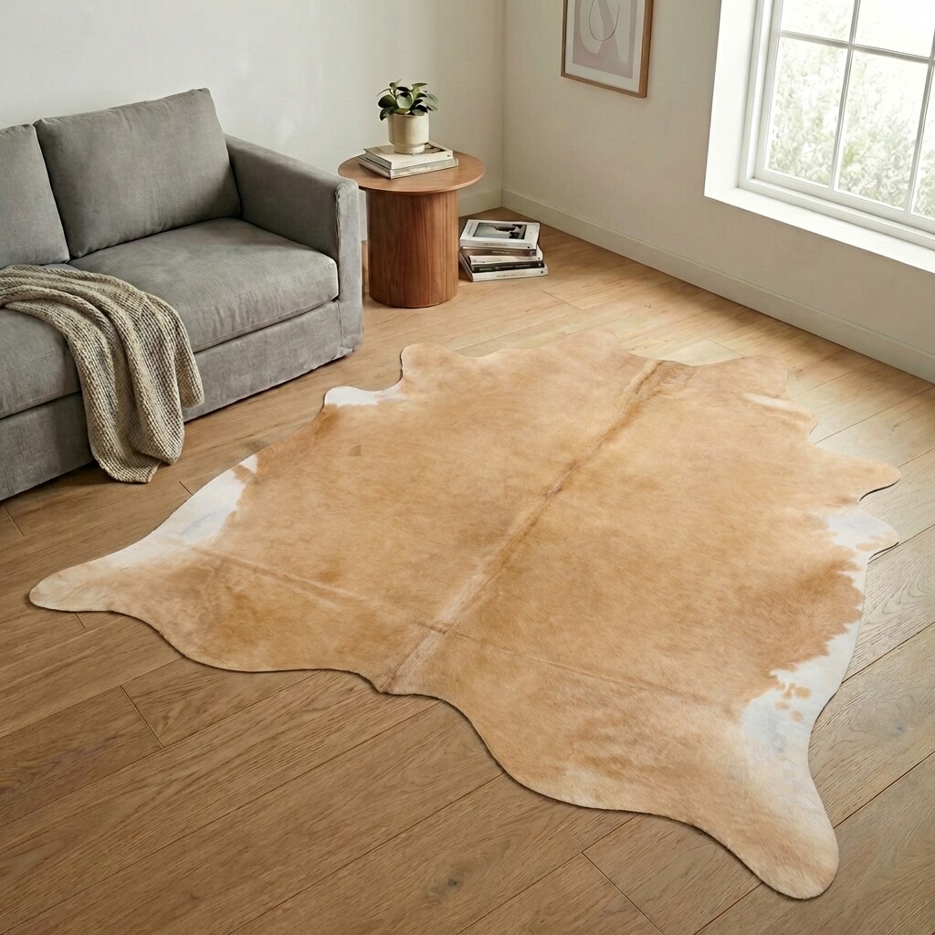 Tapis en peau de vache 237x209 cm - image 1