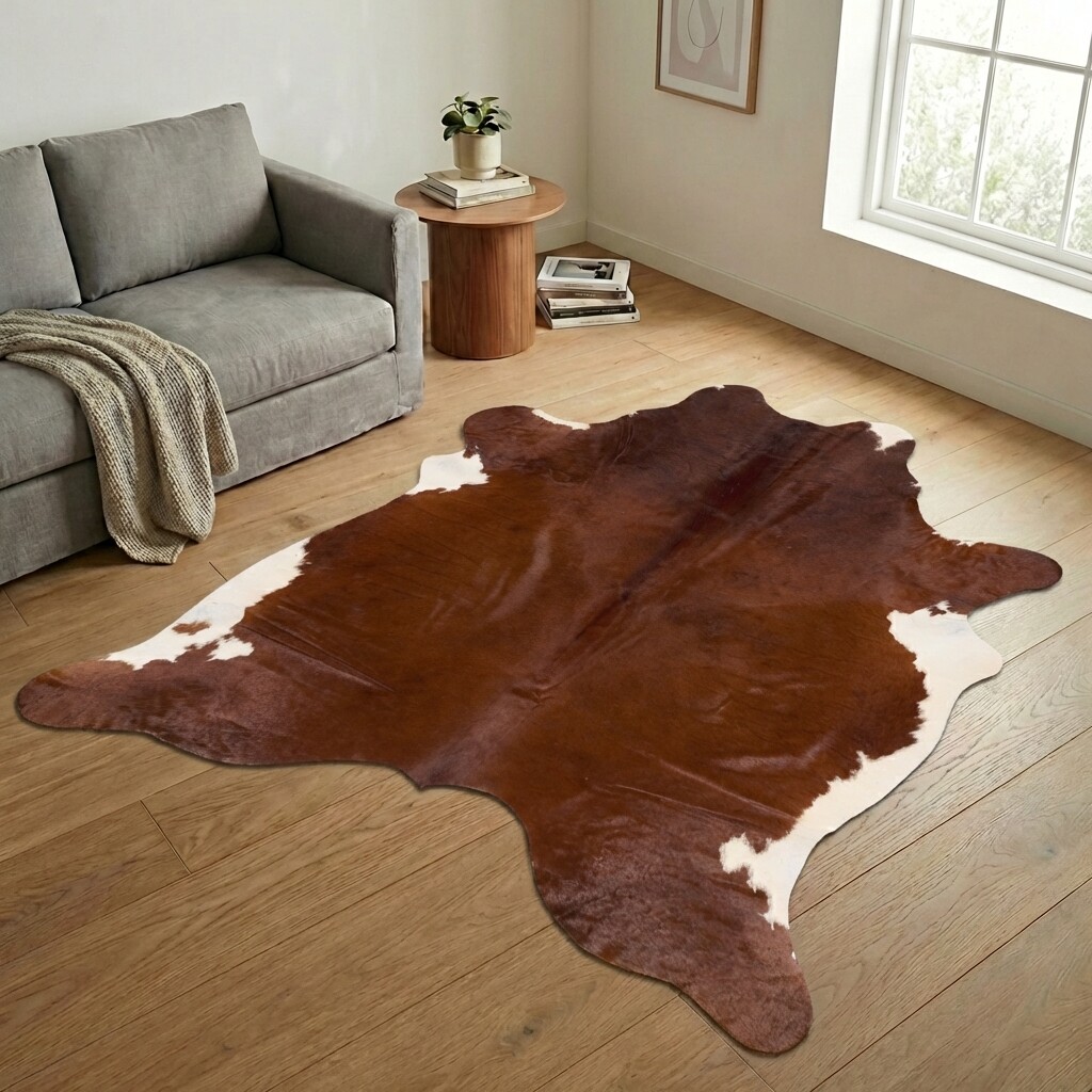 Tapis en peau de vache 249x221 cm - image 1
