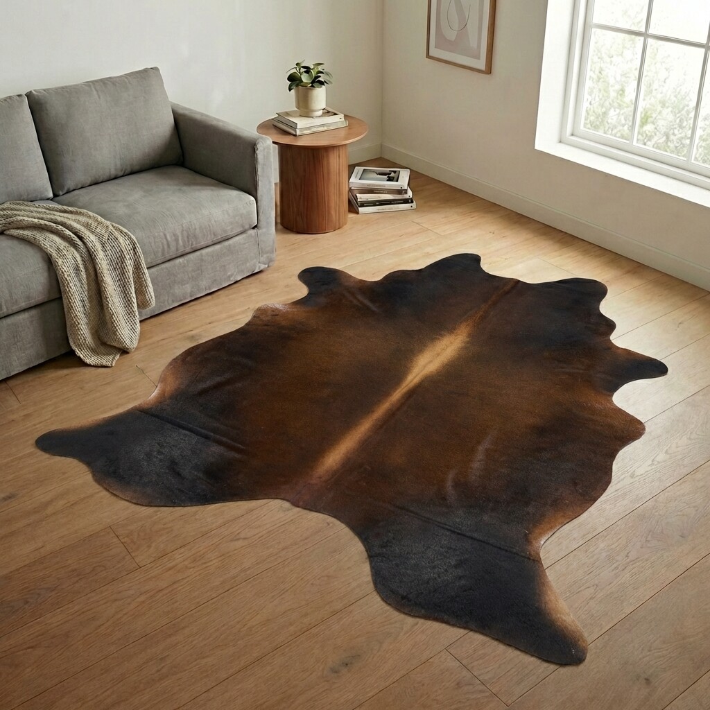 Tapis en peau de vache 250x211 cm - image 1