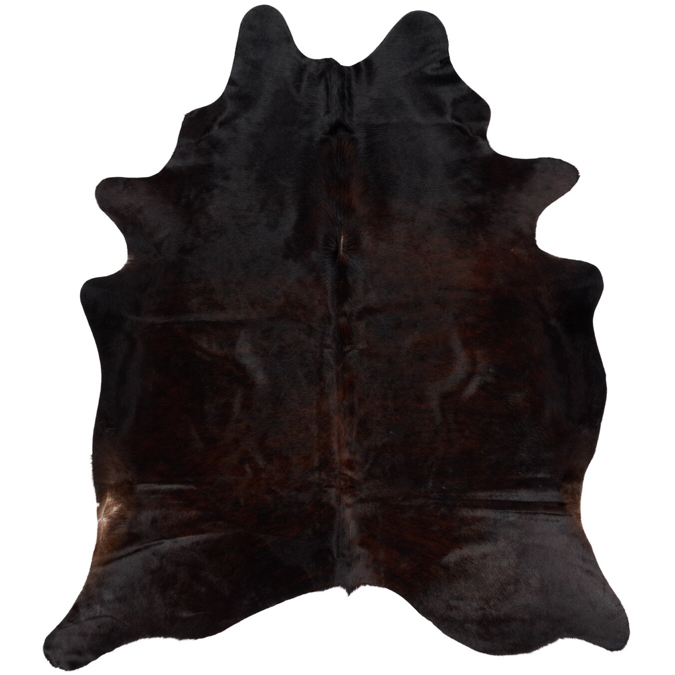 Tapis en peau de vache 245x217 cm - vue de dessus