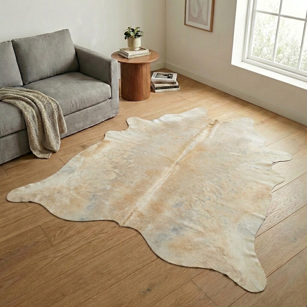 Tapis en peau de vache 232x230 cm
