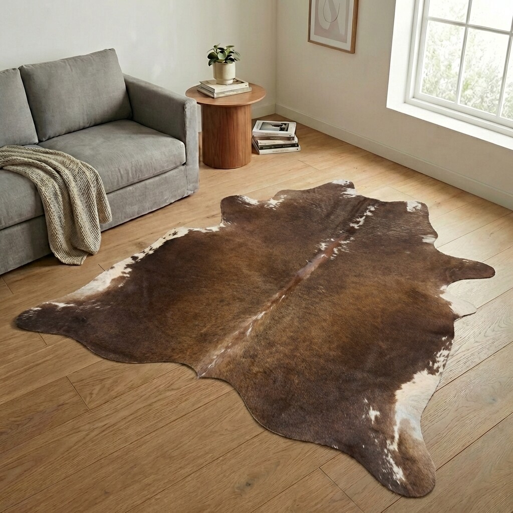 Tapis en peau de vache 240x205 cm - image 1