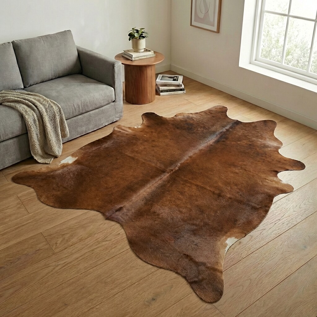 Tapis en peau de vache 246x203 cm - image 1