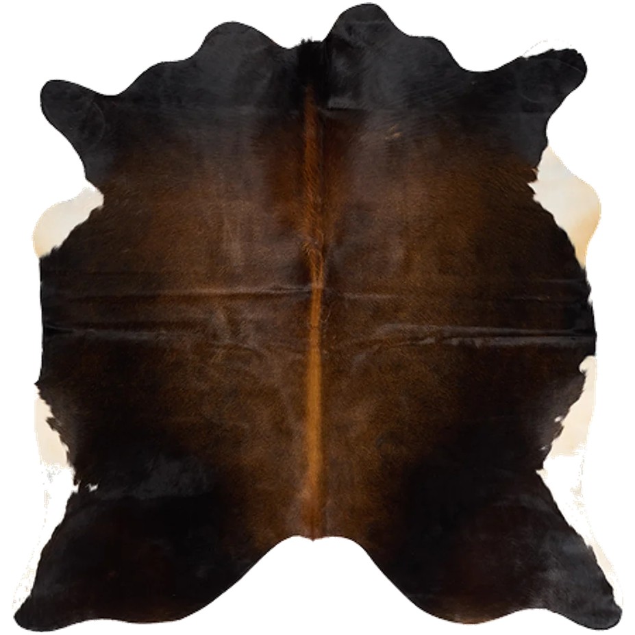 Tapis en peau de vache 220x213 cm - photo d'intérieur