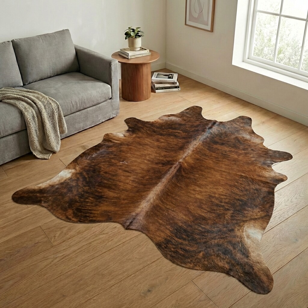 Tapis en peau de vache 250x219 cm - image 1