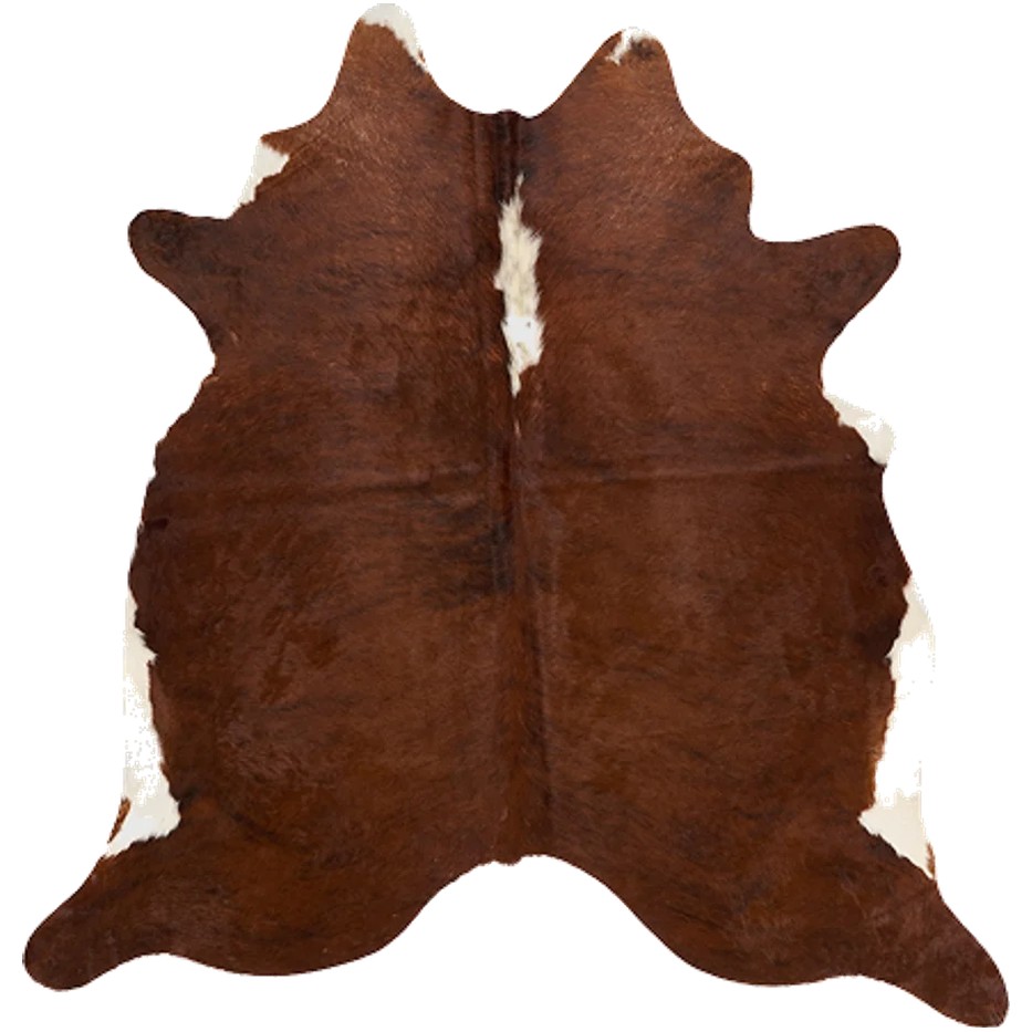 Tapis en peau de vache 246x237 cm - photo d'intérieur