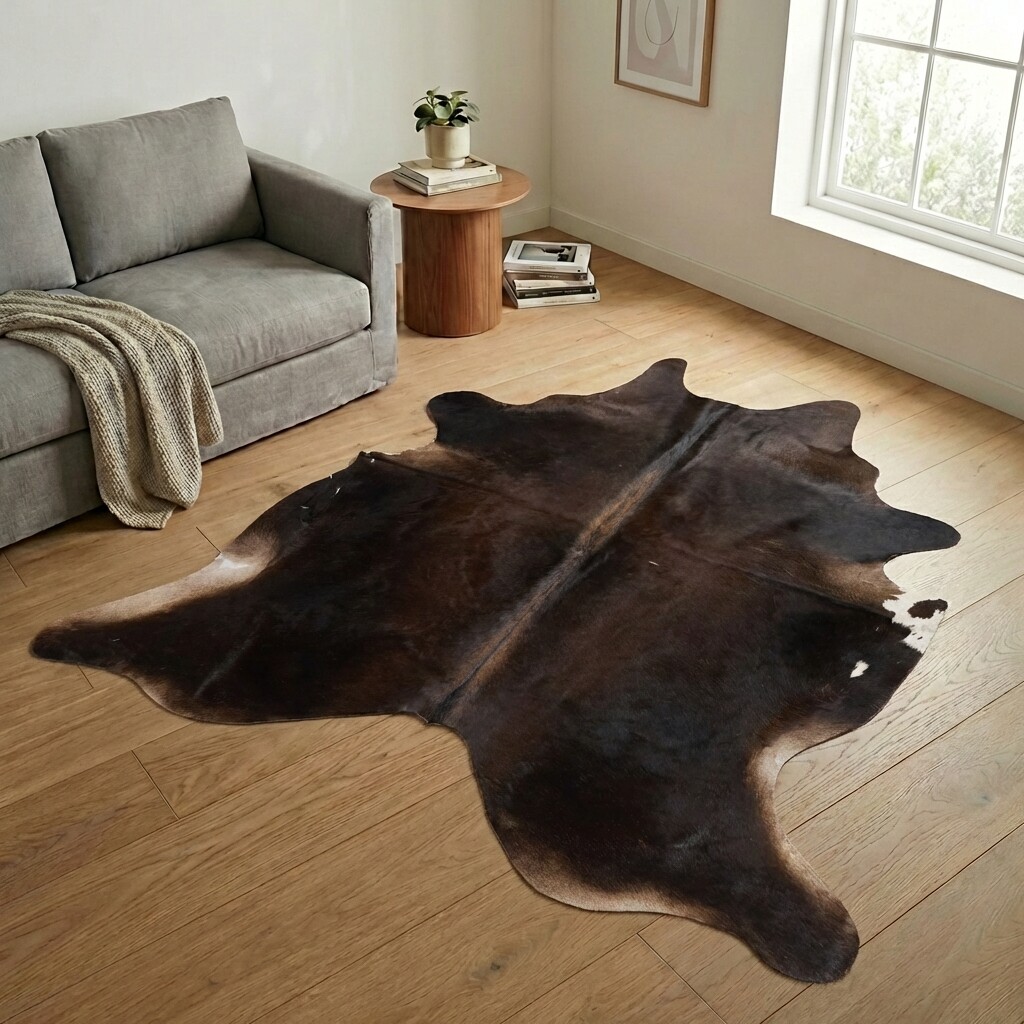 Tapis en peau de vache 250x233 cm - image 1
