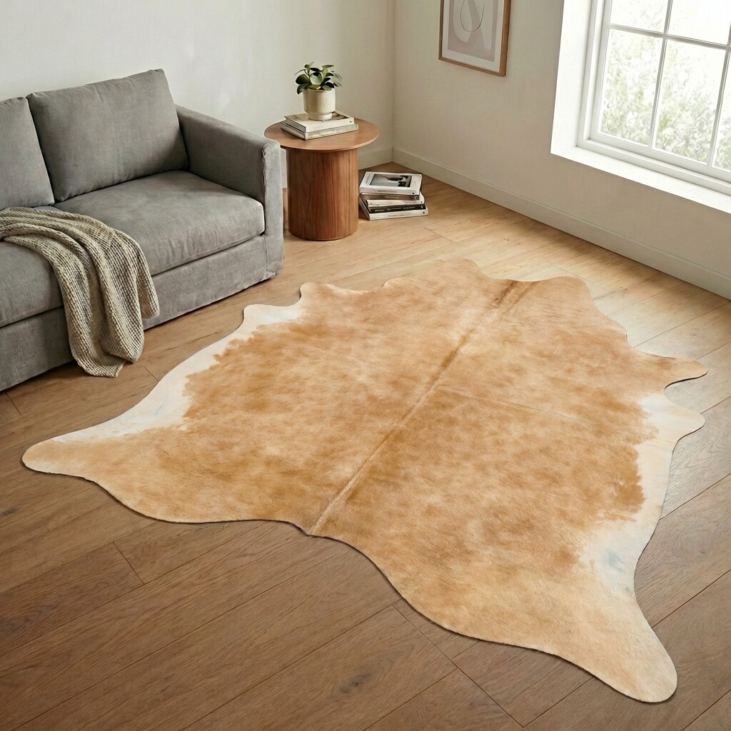 Tapis en peau de vache 238x215 cm - image 1