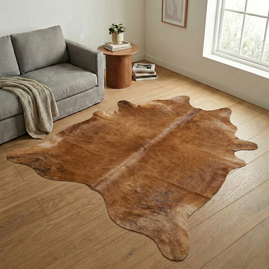 Tapis en peau de vache 261x219 cm - image 1