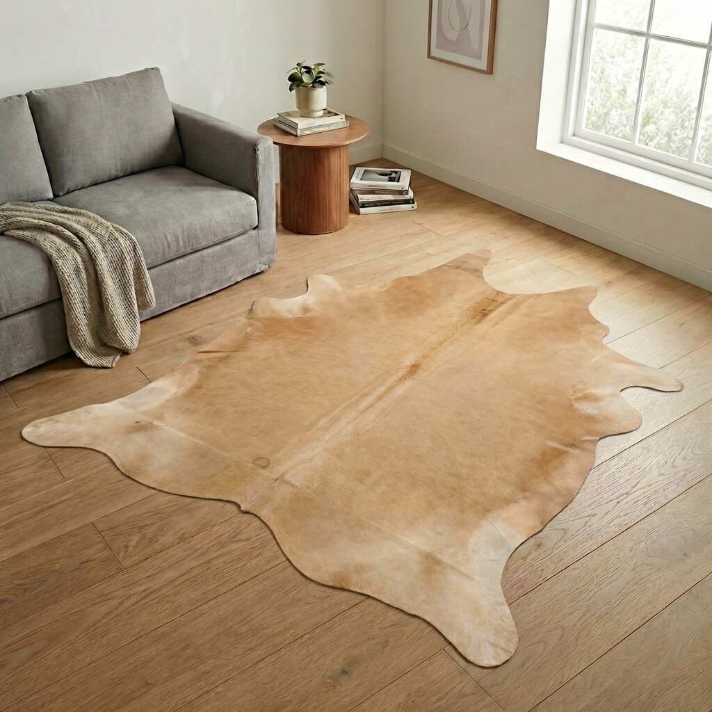 Tapis en peau de vache 243x229 cm - image 1