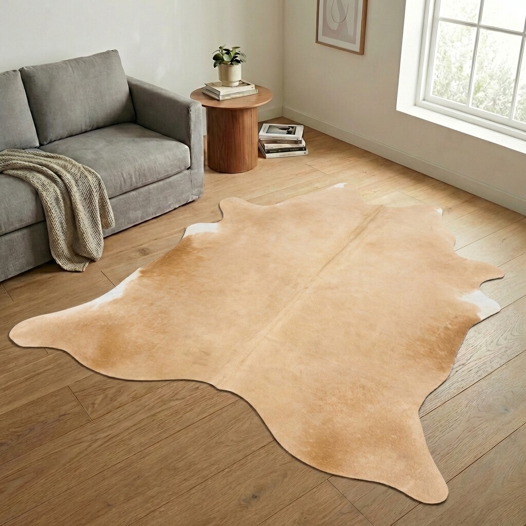 Tapis en peau de vache 249x211 cm - image 1