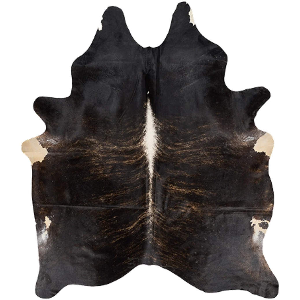 Tapis en peau de vache 242x210 cm - photo d'intérieur