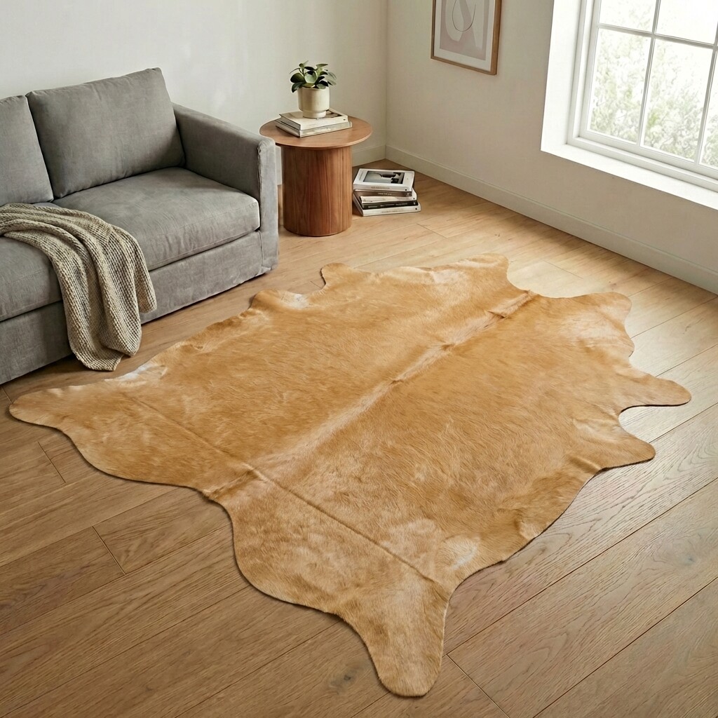 Tapis en peau de vache 238x225 cm - image 1