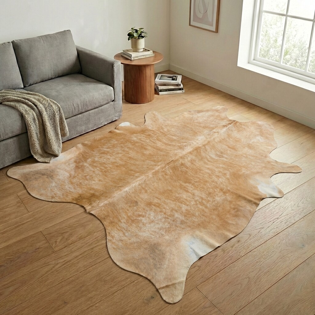 Tapis en peau de vache 243x215 cm - image 1