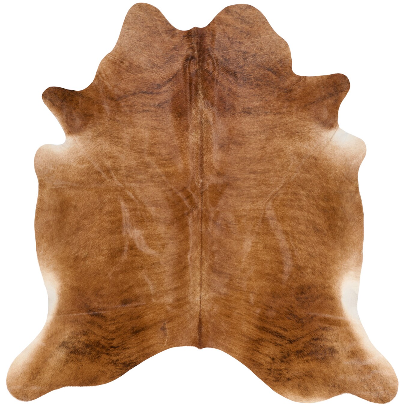 Tapis en peau de vache 230x226 cm - vue de dessus